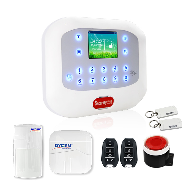 彩屏GSM+PSTN報警器 語音觸摸按鍵/Touch Screen GSM+PSTN alarm